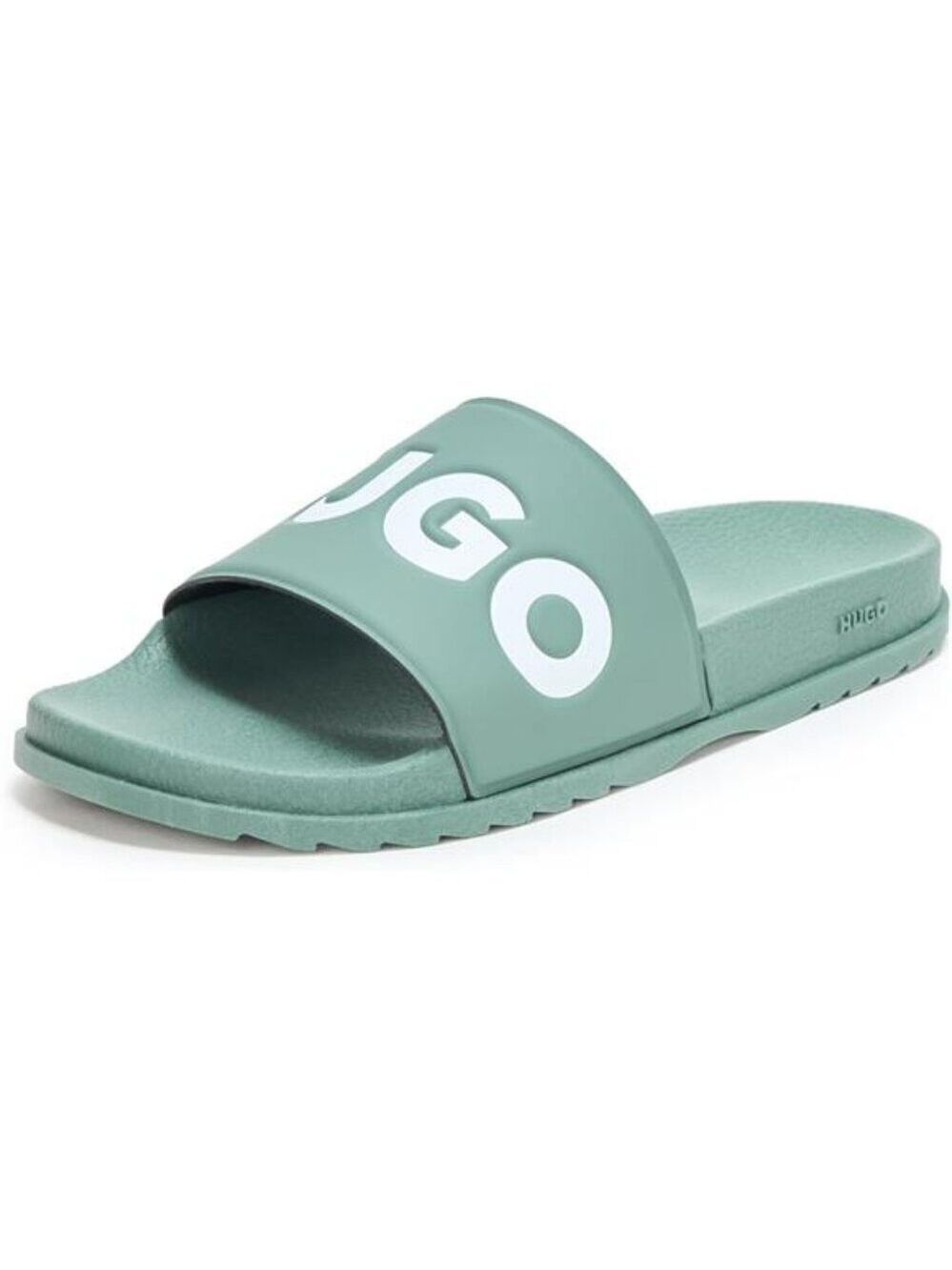 Men's Black Slide Sandals Slip On Contoured Footbed Lightweight Pool Shoes